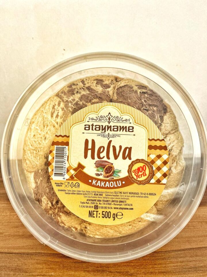 Atayname Kakaolu Tahin Helvası 500 Gr