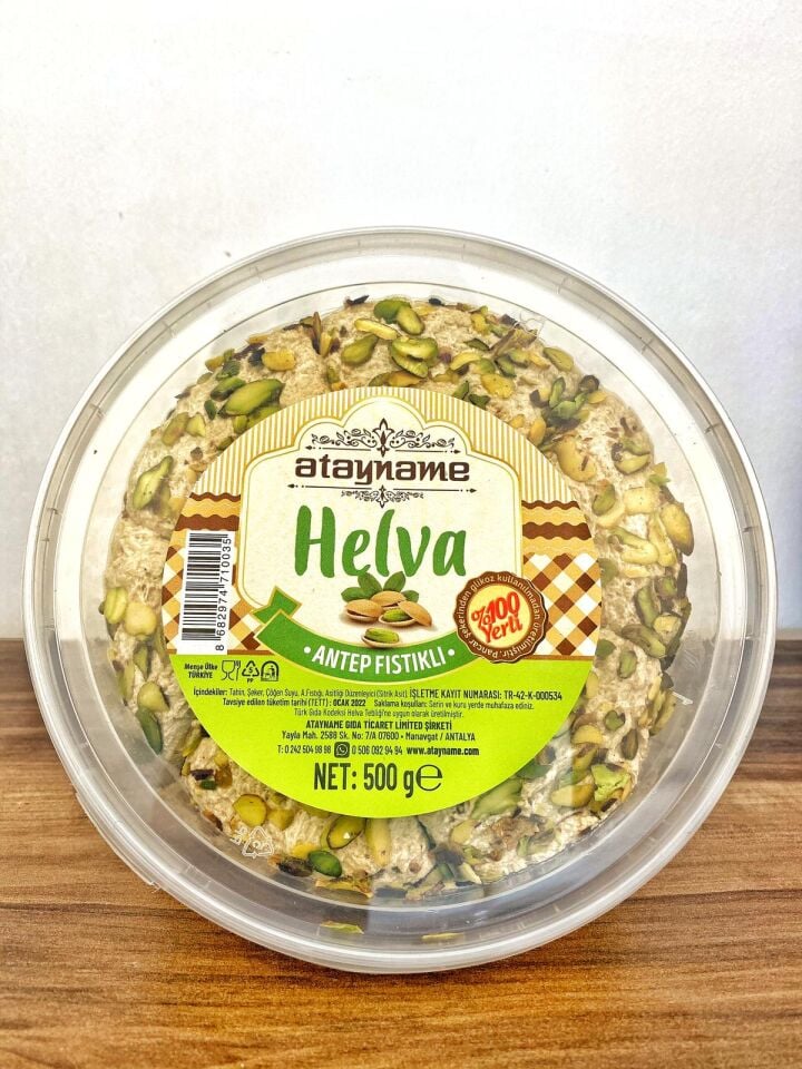 Atayname Fıstıklı Tahin Helvası 500 gr