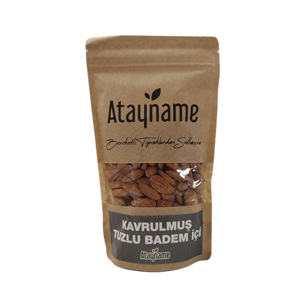 Atayname  Kavrulmuş Tuzlu Badem İçi  250 G